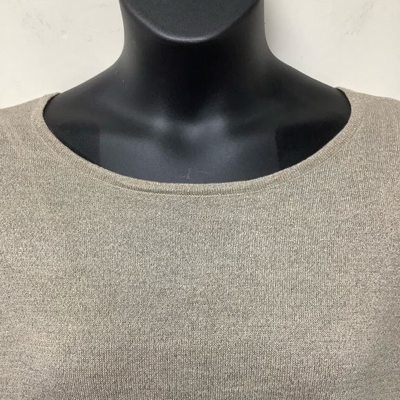 Calvin Klein Gold Metallic Top Size XL - Picture 3 of 7